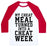 Virgin Teez  Baseball Tee Unisex Classic Baseball Tee / x-small / White/Red MY CHEAT MEAL TURNED INTO A CHEAT WEEK UNISEX CLASSIC BASEBALL TEE