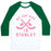 Virgin Teez  Baseball Tee Unisex Classic Baseball Tee / x-small / White/Dark Green MY CUP SIZE IS STANLEY UNISEX CLASSIC BASEBALL TEE