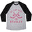 Virgin Teez  Baseball Tee Unisex Tri-Blend Baseball Tee / small / Athletic Gray / Black MY CUP SIZE IS STANLEY UNISEX TRI-BLEND BASEBALL TEE
