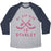 Virgin Teez  Baseball Tee Unisex Tri-Blend Baseball Tee / small / Athletic Gray / Navy MY CUP SIZE IS STANLEY UNISEX TRI-BLEND BASEBALL TEE