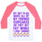Virgin Teez  Baseball Tee Unisex Classic Baseball Tee / x-small / White/Neon Pink MY DIET PLAN (CUPCAKES) UNISEX CLASSIC BASEBALL TEE