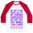 Virgin Teez  Baseball Tee Unisex Classic Baseball Tee / x-small / White/Red MY DIET PLAN (CUPCAKES) UNISEX CLASSIC BASEBALL TEE