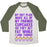 Virgin Teez  Baseball Tee Unisex Tri-Blend Baseball Tee / small / Oatmeal / Moss MY DIET PLAN (CUPCAKES) UNISEX TRI-BLEND BASEBALL TEE