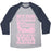 Virgin Teez  Baseball Tee Unisex Tri-Blend Baseball Tee / small / Athletic Gray / Navy MY DOG IS ALWAYS DOWN FOR YOGA UNISEX TRI-BLEND BASEBALL TEE