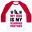 Virgin Teez  Baseball Tee Unisex Classic Baseball Tee / x-small / White/Red MY DOG IS MY RUNNING PARTNER UNISEX CLASSIC BASEBALL TEE