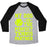 Virgin Teez  Baseball Tee Unisex Tri-Blend Baseball Tee / small / Athletic Gray / Black MY DOG IS THE PERFECT TENNIS PARTNER UNISEX TRI-BLEND BASEBALL TEE