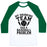 Virgin Teez  Baseball Tee Unisex Classic Baseball Tee / x-small / White/Dark Green MY DRINKING TEAM HAS A BASEBALL PROBLEM UNISEX CLASSIC BASEBALL TEE