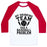 Virgin Teez  Baseball Tee Unisex Classic Baseball Tee / x-small / White/Red MY DRINKING TEAM HAS A BASEBALL PROBLEM UNISEX CLASSIC BASEBALL TEE