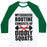Virgin Teez  Baseball Tee Unisex Classic Baseball Tee / x-small / White/Dark Green MY EXERCISE ROUTINE CONSISTS OF DIDDLY SQUATS UNISEX CLASSIC BASEBALL TEE