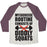Virgin Teez  Baseball Tee Unisex Tri-Blend Baseball Tee / small / Oatmeal / Maroon MY EXERCISE ROUTINE CONSISTS OF DIDDLY SQUATS UNISEX TRI-BLEND BASEBALL TEE