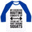Virgin Teez  Baseball Tee Unisex Classic Baseball Tee / x-small / White/Blue MY EXERCISE ROUTINE CONSISTS OF TRYING NOT TO FART DURING SQUATS UNISEX CLASSIC BASEBALL TEE