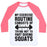 Virgin Teez  Baseball Tee Unisex Classic Baseball Tee / x-small / White/Neon Pink MY EXERCISE ROUTINE CONSISTS OF TRYING NOT TO FART DURING SQUATS UNISEX CLASSIC BASEBALL TEE