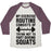 Virgin Teez  Baseball Tee Unisex Tri-Blend Baseball Tee / small / Oatmeal / Maroon MY EXERCISE ROUTINE CONSISTS OF TRYING NOT TO FART DURING SQUATS UNISEX TRI-BLEND BASEBALL TEE