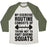 Virgin Teez  Baseball Tee Unisex Tri-Blend Baseball Tee / small / Oatmeal / Moss MY EXERCISE ROUTINE CONSISTS OF TRYING NOT TO FART DURING SQUATS UNISEX TRI-BLEND BASEBALL TEE