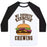 Virgin Teez  Baseball Tee Unisex Classic Baseball Tee / x-small / White/Black MY FAVORITE EXERCISE IS CHEWING UNISEX CLASSIC BASEBALL TEE