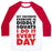 Virgin Teez  Baseball Tee Unisex Classic Baseball Tee / x-small / White/Red MY FAVORITE EXERCISE IS DIDDLY SQUATS I DO THEM EVERYDAY UNISEX CLASSIC BASEBALL TEE