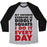 Virgin Teez  Baseball Tee Unisex Tri-Blend Baseball Tee / small / Athletic Gray / Black MY FAVORITE EXERCISE IS DIDDLY SQUATS I DO THEM EVERYDAY UNISEX TRI-BLEND BASEBALL TEE