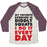 Virgin Teez  Baseball Tee Unisex Tri-Blend Baseball Tee / small / Oatmeal / Maroon MY FAVORITE EXERCISE IS DIDDLY SQUATS I DO THEM EVERYDAY UNISEX TRI-BLEND BASEBALL TEE
