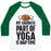 Virgin Teez  Baseball Tee Unisex Classic Baseball Tee / x-small / White/Dark Green MY FAVORITE PART OF YOGA IS NAP TIME UNISEX CLASSIC BASEBALL TEE