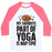 Virgin Teez  Baseball Tee Unisex Classic Baseball Tee / x-small / White/Neon Pink MY FAVORITE PART OF YOGA IS NAP TIME UNISEX CLASSIC BASEBALL TEE