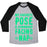 Virgin Teez  Baseball Tee Unisex Tri-Blend Baseball Tee / small / Athletic Gray / Black MY FAVORITE POSE IS DOWNWARD FACING NAP UNISEX TRI-BLEND BASEBALL TEE