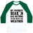 Virgin Teez  Baseball Tee Unisex Classic Baseball Tee / x-small / White/Dark Green MY FAVORITE SEASON HAS NOTHING TO DO WITH THE WEATHER UNISEX CLASSIC BASEBALL TEE