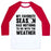 Virgin Teez  Baseball Tee Unisex Classic Baseball Tee / x-small / White/Red MY FAVORITE SEASON HAS NOTHING TO DO WITH THE WEATHER UNISEX CLASSIC BASEBALL TEE
