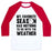 Virgin Teez  Baseball Tee Unisex Classic Baseball Tee / x-small / White/Red MY FAVORITE SEASON HAS NOTHING TO DO WITH THE WEATHER UNISEX CLASSIC BASEBALL TEE