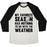 Virgin Teez  Baseball Tee Unisex Tri-Blend Baseball Tee / small / Oatmeal / Black MY FAVORITE SEASON HAS NOTHING TO DO WITH THE WEATHER UNISEX TRI-BLEND BASEBALL TEE