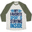 Virgin Teez  Baseball Tee Unisex Tri-Blend Baseball Tee / small / Oatmeal / Moss MY FAVORITE SPORT IS STAYING INSIDE UNISEX TRI-BLEND BASEBALL TEE