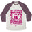 Virgin Teez  Baseball Tee Unisex Tri-Blend Baseball Tee / small / Oatmeal / Maroon MY FAVORITE WORKOUT AT THE GYM IS UNTANGLING MY HEADPHONES UNISEX TRI-BLEND BASEBALL TEE