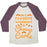 Virgin Teez  Baseball Tee Unisex Tri-Blend Baseball Tee / small / Oatmeal / Maroon MY FAVORITE WORKOUT IS CHEESE CURLS UNISEX TRI-BLEND BASEBALL TEE