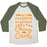 Virgin Teez  Baseball Tee Unisex Tri-Blend Baseball Tee / small / Oatmeal / Moss MY FAVORITE WORKOUT IS CHEESE CURLS UNISEX TRI-BLEND BASEBALL TEE