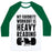 Virgin Teez  Baseball Tee Unisex Classic Baseball Tee / x-small / White/Dark Green MY FAVORITE WORKOUT IS HEAVY READING UNISEX CLASSIC BASEBALL TEE