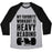 Virgin Teez  Baseball Tee Unisex Tri-Blend Baseball Tee / small / Athletic Gray / Black MY FAVORITE WORKOUT IS HEAVY READING UNISEX TRI-BLEND BASEBALL TEE