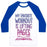 Virgin Teez  Baseball Tee Unisex Classic Baseball Tee / x-small / White/Blue MY FAVORITE WORKOUT IS LIFTING PAGES UNISEX CLASSIC BASEBALL TEE