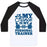 Virgin Teez  Baseball Tee Unisex Classic Baseball Tee / x-small / White/Black MY FIANCE' IS MY PERSONAL TRAINER UNISEX CLASSIC BASEBALL TEE