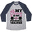 Virgin Teez  Baseball Tee Unisex Tri-Blend Baseball Tee / small / Athletic Gray / Navy MY FIANCE' IS MY PERSONAL TRAINER UNISEX TRI-BLEND BASEBALL TEE