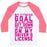 Virgin Teez  Baseball Tee Unisex Classic Baseball Tee / x-small / White/Neon Pink MY FITNESS GOAL IS TO GET DOWN TO THE WEIGHT ON MY DRIVER'S LICENSE UNISEX CLASSIC BASEBALL TEE