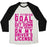 Virgin Teez  Baseball Tee Unisex Tri-Blend Baseball Tee / small / Oatmeal / Black MY FITNESS GOAL IS TO GET DOWN TO THE WEIGHT ON MY DRIVER'S LICENSE UNISEX TRI-BLEND BASEBALL TEE