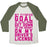 Virgin Teez  Baseball Tee Unisex Tri-Blend Baseball Tee / small / Oatmeal / Moss MY FITNESS GOAL IS TO GET DOWN TO THE WEIGHT ON MY DRIVER'S LICENSE UNISEX TRI-BLEND BASEBALL TEE