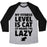 Virgin Teez  Baseball Tee Unisex Tri-Blend Baseball Tee / small / Athletic Gray / Black MY FITNESS LEVEL IS CAT UNISEX TRI-BLEND BASEBALL TEE