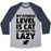 Virgin Teez  Baseball Tee Unisex Tri-Blend Baseball Tee / small / Athletic Gray / Navy MY FITNESS LEVEL IS CAT UNISEX TRI-BLEND BASEBALL TEE