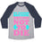 Virgin Teez  Baseball Tee Unisex Tri-Blend Baseball Tee / small / Athletic Gray / Navy MY FITNESS ROUTINE: TRYING NOT TO DIE UNISEX TRI-BLEND BASEBALL TEE