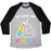 Virgin Teez  Baseball Tee Unisex Tri-Blend Baseball Tee / small / Athletic Gray / Black MY GAINS ARE MAGICAL UNISEX TRI-BLEND BASEBALL TEE