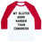 Virgin Teez  Baseball Tee Unisex Classic Baseball Tee / x-small / White/Red MY GLUTES WORK HARDER THAN CONGRESS UNISEX CLASSIC BASEBALL TEE