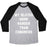Virgin Teez  Baseball Tee Unisex Tri-Blend Baseball Tee / small / Athletic Gray / Black MY GLUTES WORK HARDER THAN CONGRESS UNISEX TRI-BLEND BASEBALL TEE