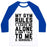 Virgin Teez  Baseball Tee Unisex Classic Baseball Tee / x-small / White/Blue MY GYM RULES UNISEX CLASSIC BASEBALL TEE
