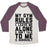 Virgin Teez  Baseball Tee Unisex Tri-Blend Baseball Tee / small / Oatmeal / Maroon MY GYM RULES UNISEX TRI-BLEND BASEBALL TEE