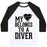 Virgin Teez  Baseball Tee Unisex Classic Baseball Tee / x-small / White/Black MY HEART BELONGS TO A DIVER UNISEX CLASSIC BASEBALL TEE